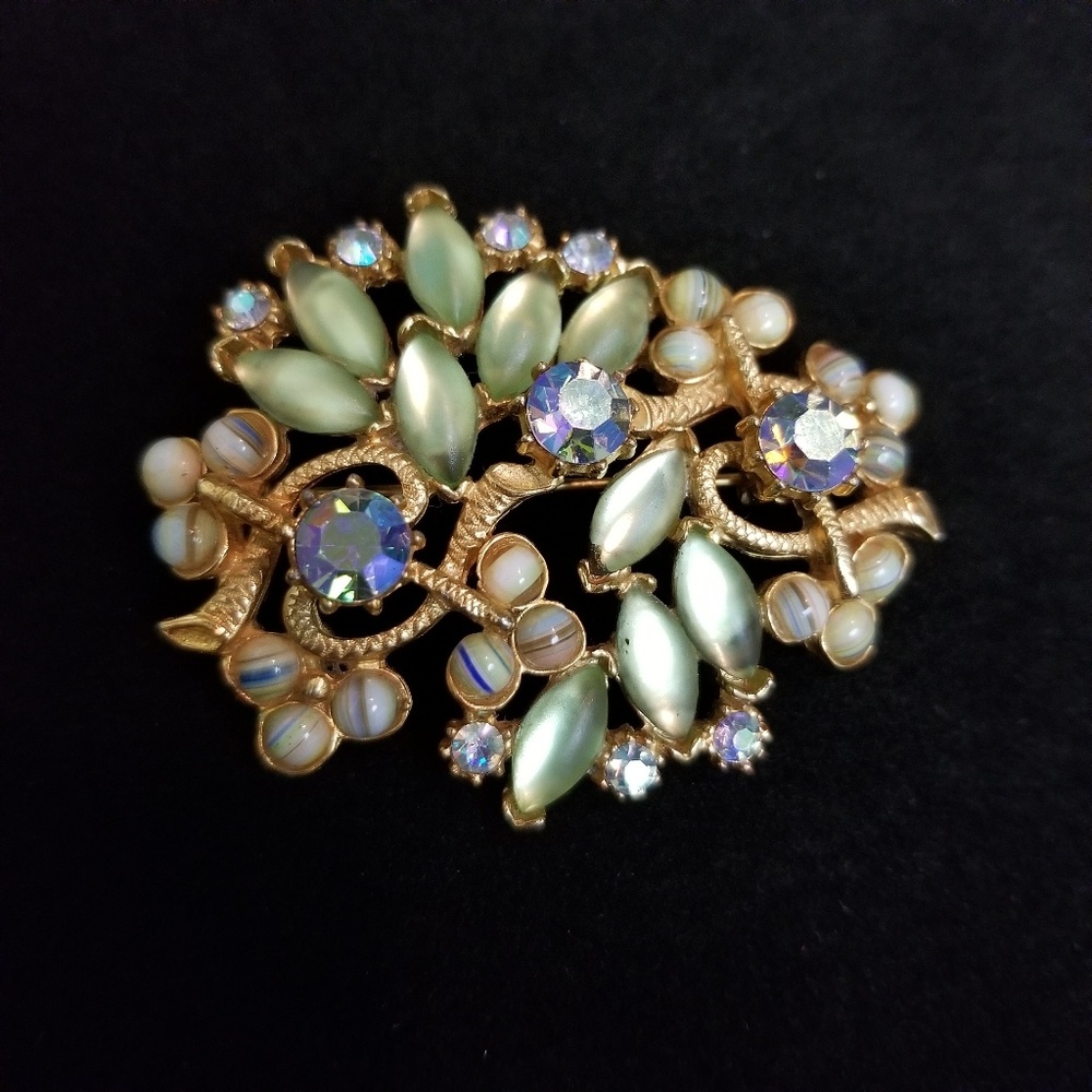 Rare VINTAGE 1950S FLORENZA BROOCH